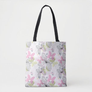 Bolsa Tote Fundo com borboleta