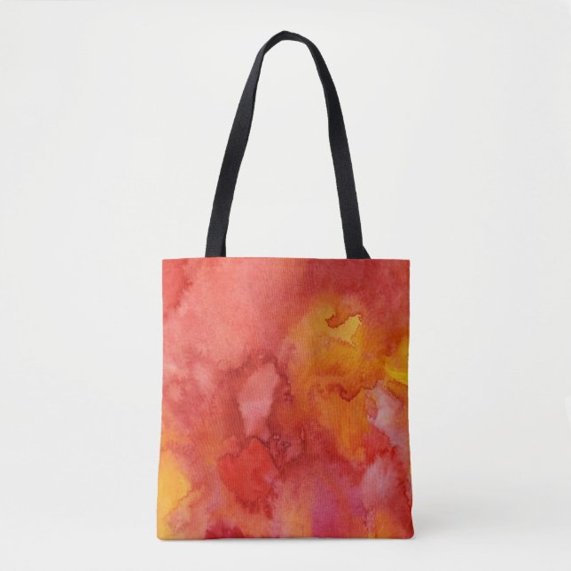 Bolsa Tote Fundo da pintura da aguarela (Frente)
