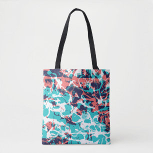Bolsa Tote Fundo de Arte de Papel Marcado abstrato