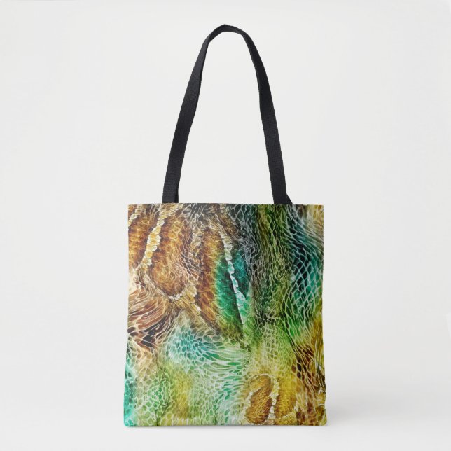 Bolsa Tote fundo de cobra (Frente)