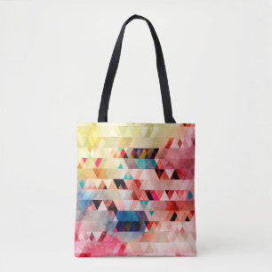 Bolsa Tote fundo de cor d'água brilhante abstrato com