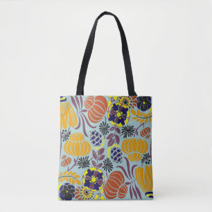 Bolsa Tote fundo de design floral