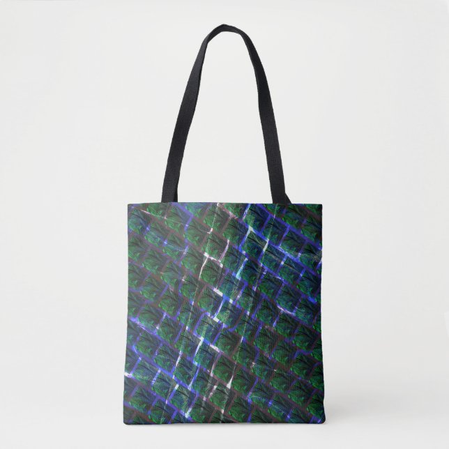 Bolsa Tote Fundo de imagem verde qualidade flutu ante? (Frente)