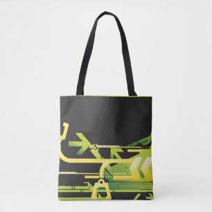 Bolsa Tote Fundo de intervalo mínimo técnico 4