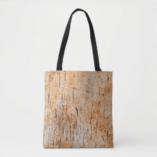 Bolsa Tote Fundo de metal enferrujado, colorido, corroído po