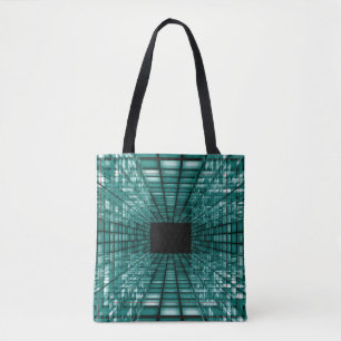 Bolsa Tote fundo de perspectiva abstrato