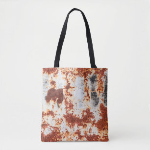 Bolsa Tote fundo de textura de ferrugem abstrato