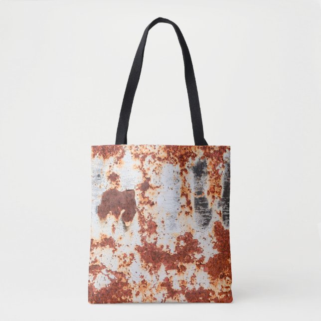 Bolsa Tote fundo de textura de ferrugem abstrato (Frente)