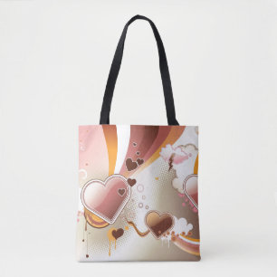 Bolsa Tote Fundo denominado do design