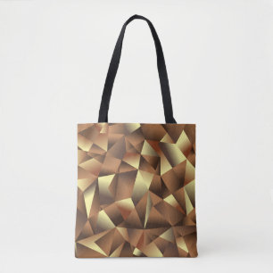 Bolsa Tote Fundo do polígono: arte texturizada por Abstrato