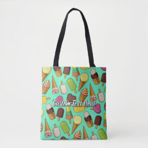 Bolsa Tote Fundo do sorvete
