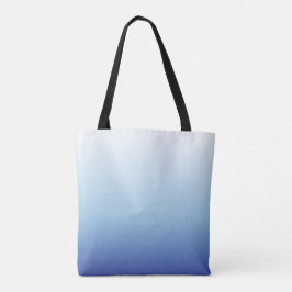 Bolsa Tote Fundo Gradiente Azul Mínimo