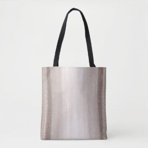 Bolsa Tote Fundo pintado castanho