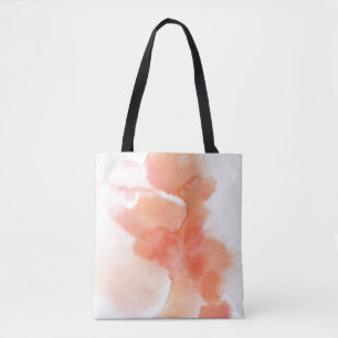 Bolsa Tote Fundo pintado mão 4 da aguarela abstrata
