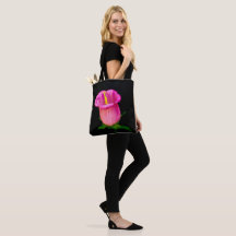 Fundo Preto de Bellflower Rosa