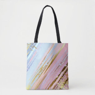 Bolsa Tote Fundo Rosa Texturizado