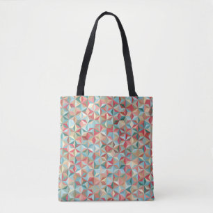 Bolsa Tote fundo sem costura abstrato constituído por pasta