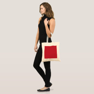 Bolsa Tote Fundo Vermelho Escuro