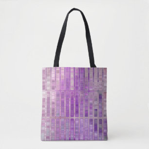 Bolsa Tote Fundo violeta brilhante abstrato com glos