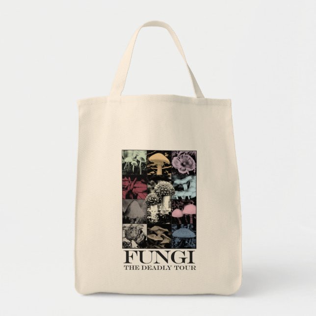Bolsa Tote Fungos: A Turnê Mortal - Tote Paródia (Frente)