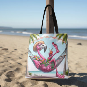 Bolsa Tote Funky Flamingo Beach