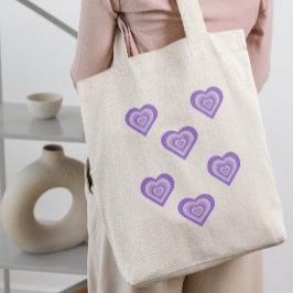 Bolsa Tote Funky Heart 2000s Y2K 90s