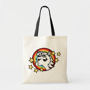 BOLSA TOTE FUNNON CARTOON UNICORN BUDGET TOTE BAG