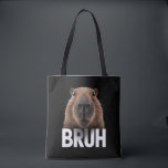 Bolsa Tote Funny Capybara Bruh<br><div class="desc">Funny Capybara Bruh</div>