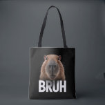 Bolsa Tote Funny Capybara Bruh<br><div class="desc">Funny Capybara Bruh</div>