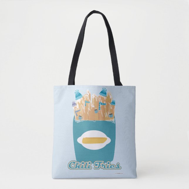 Bolsa Tote Funny Chili Fries Bobo Cartoon Cartoon (Frente)