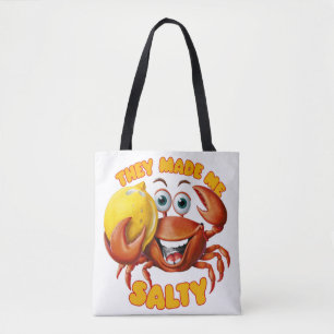 Bolsa Tote Funny Crab