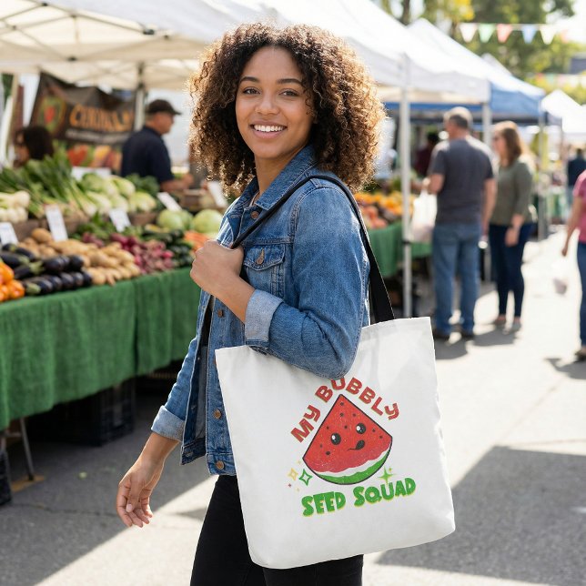 Bolsa Tote Funny cute cartoon Kawaii Drawing illustration (Criador carregado)