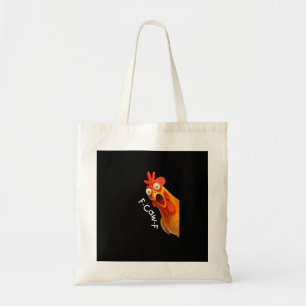 Bolsa Tote Funny F-Caw-F Galinha F-Caw-F Galinha Criativo Cas