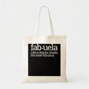 Bolsa Tote Funny Fabuela Fabulosa Abuela Avó Espanhola Gift