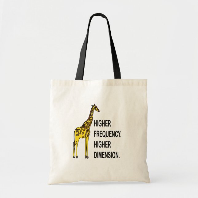 Bolsa Tote Funny Giraffe Pun (Frente)