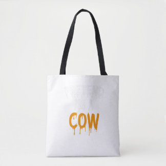 Bolsa Tote Funny Lazy Halloween Costume Pretend I'm A Cow. Pe
