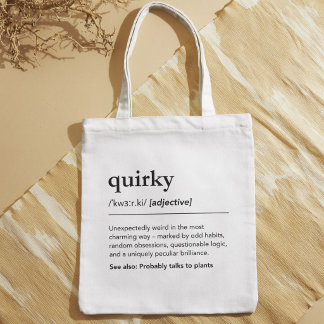 Bolsa Tote Funny Quirky Definition Friend Gift 
