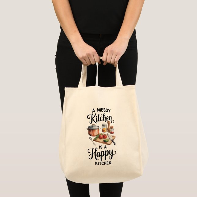 Bolsa Tote Funny Quote Grocery  (Frente (produto))