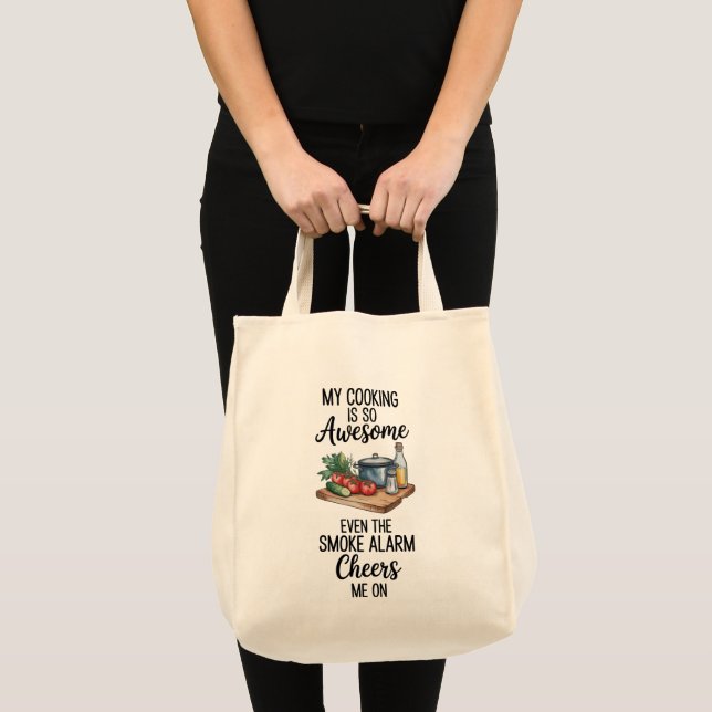 Bolsa Tote Funny Quote Grocery  (Frente (produto))