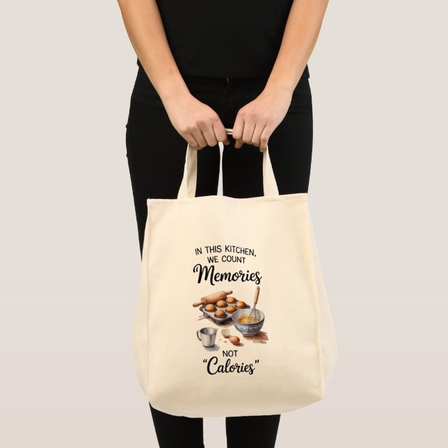 Bolsa Tote Funny Quote Grocery  (Frente (produto))