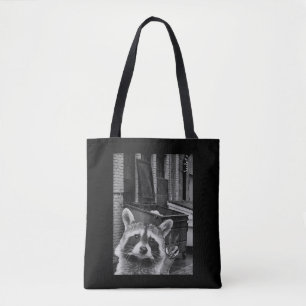 Bolsa Tote Funny Raccoon Selfie Raccoon Funny Raccoon