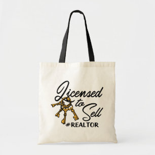 Bolsa Tote Funny Realtor Gift Real Estate Agent Broker Home