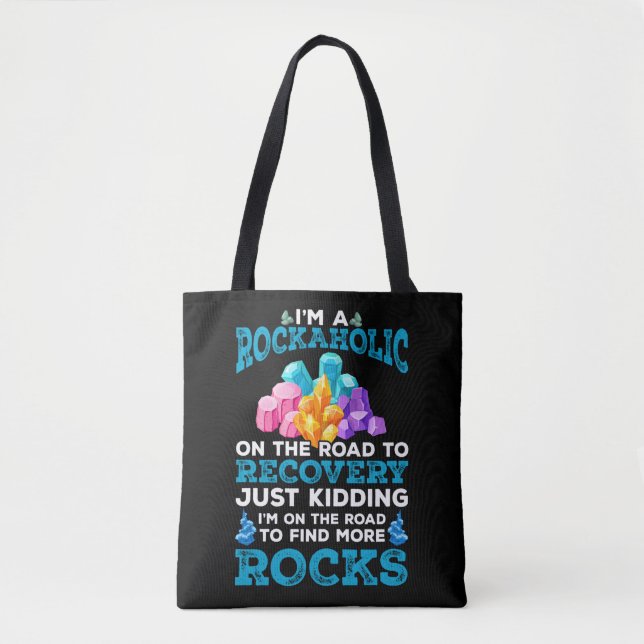 Bolsa Tote Funny Rock Collector Geologista Hobby Geology Fun (Frente)