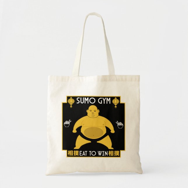 Bolsa Tote Funny Sumo Wrestler (Frente)