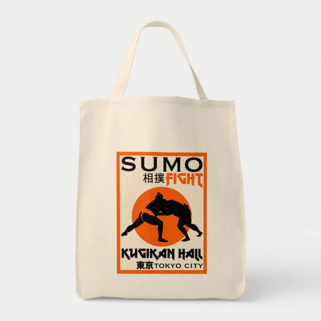 Bolsa Tote Funny Sumo Wrestler (Frente)