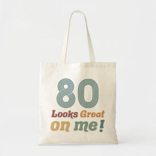 Bolsa Tote Funny Vintage 80 Birthday
