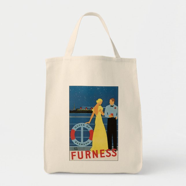 Bolsa Tote Furness ~ Rainha das Bermudas (Frente)