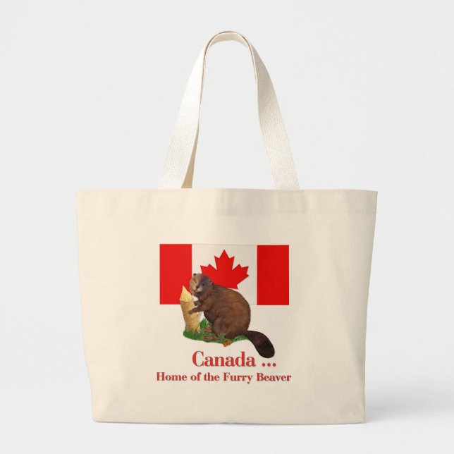 Bolsa Tote Furry Beaver (Frente)