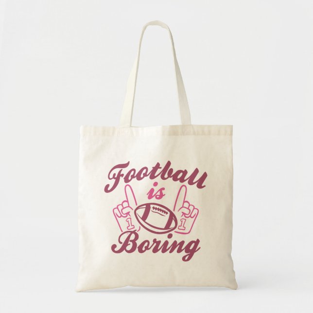 Bolsa Tote Futebol é chato (Frente)