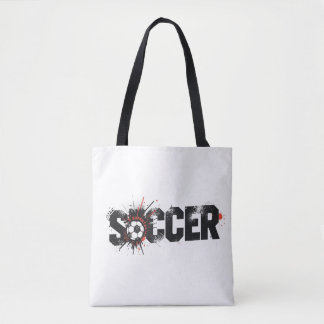 Bolsa Tote Futebol É Vida – Design de Tipografia de Futebol M